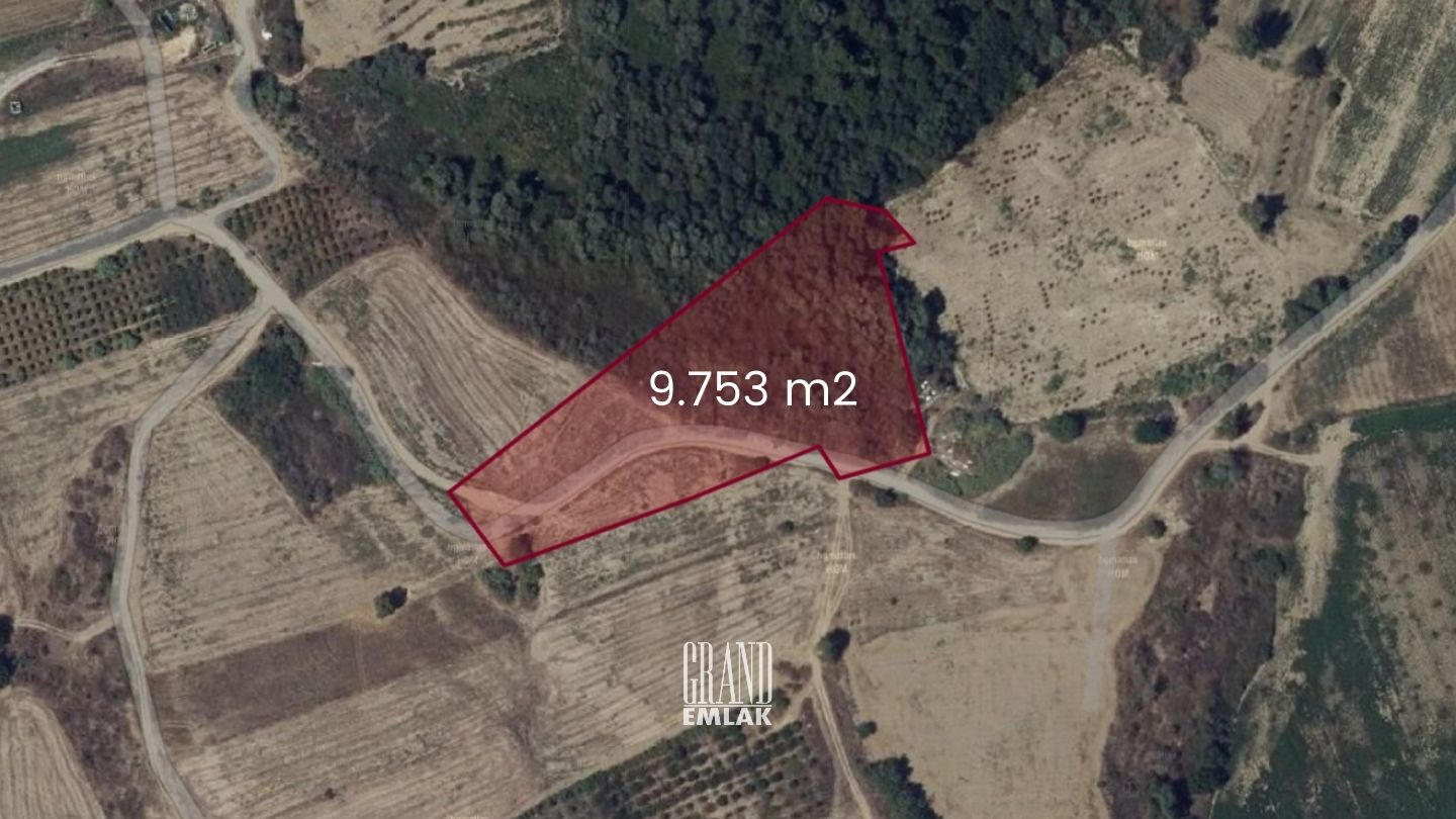 9,753 m2 Field for Sale at a Good Price in Boğazkent, Serik, Antalya — Belek, Serik, Antalya