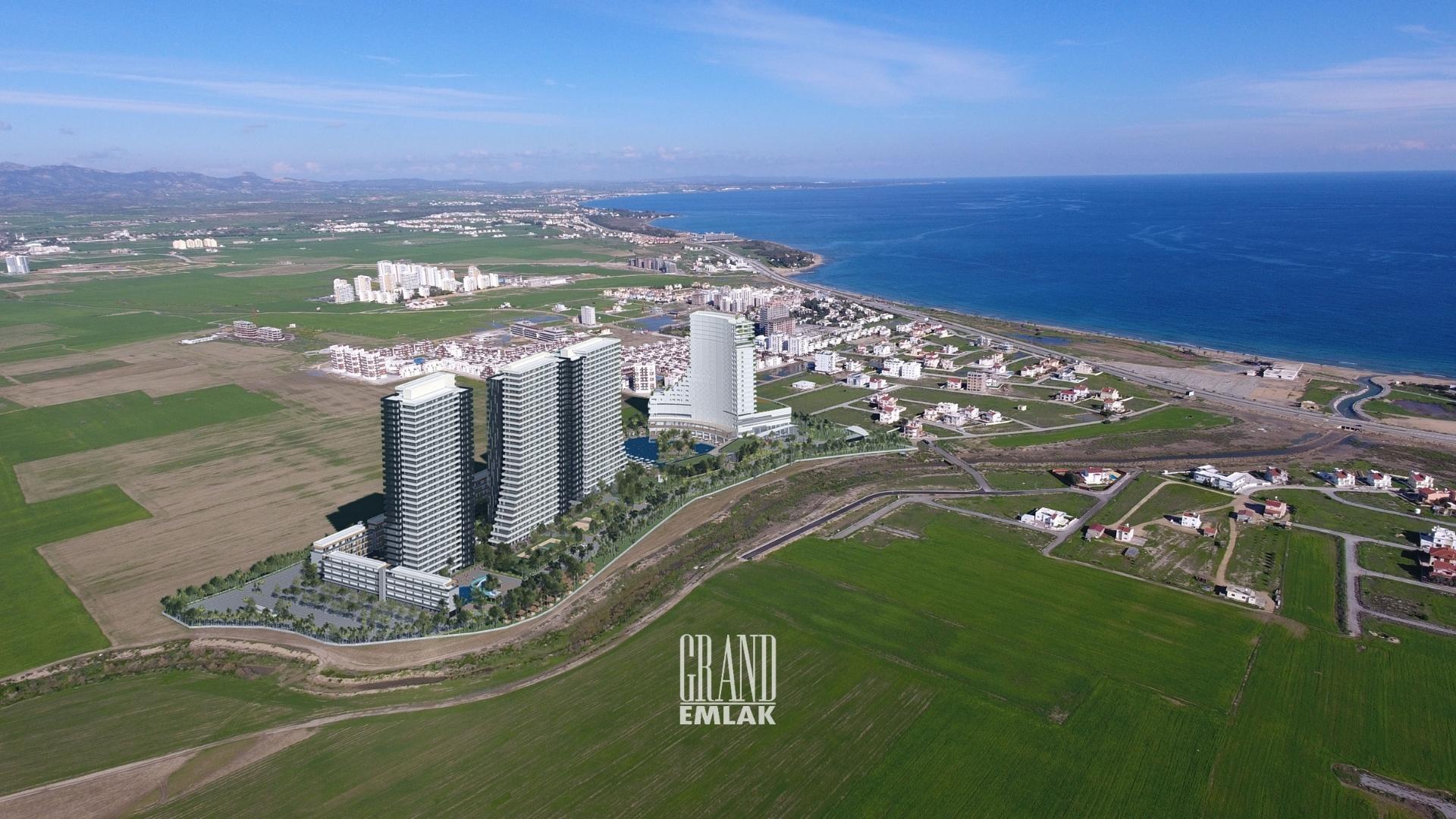 TRNC, Lon Beach – 2+1 Flat in Grand Sapphire Resort & Residences — Long Beach (Yeni İskele), İskele