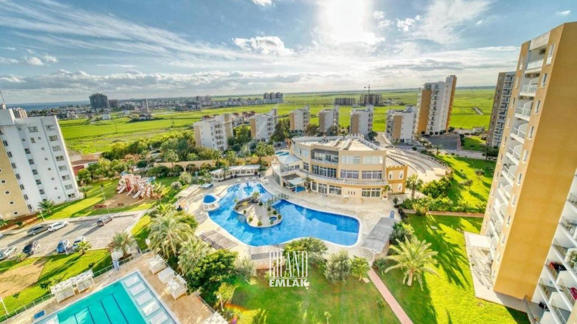 A Paradise in the Heart of TRNC, Studio Flats for Sale in Caesar Resort & Spa — Long Beach (Yeni İskele), İskele