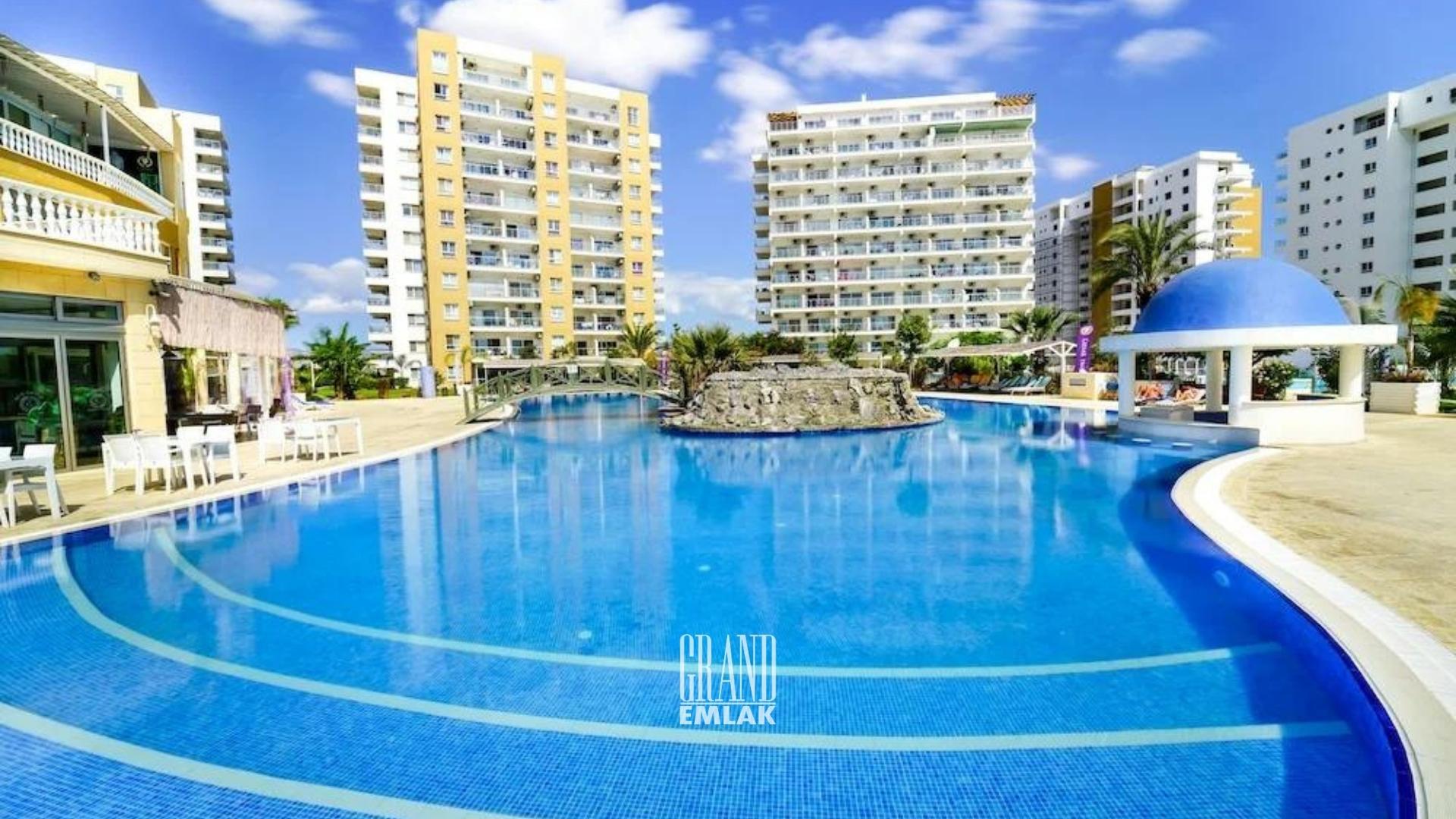 A Paradise In The Heart Of TRNC, 1+1 Flats For Sale In Caesar Resort & Spa — Long Beach (Yeni İskele), İskele