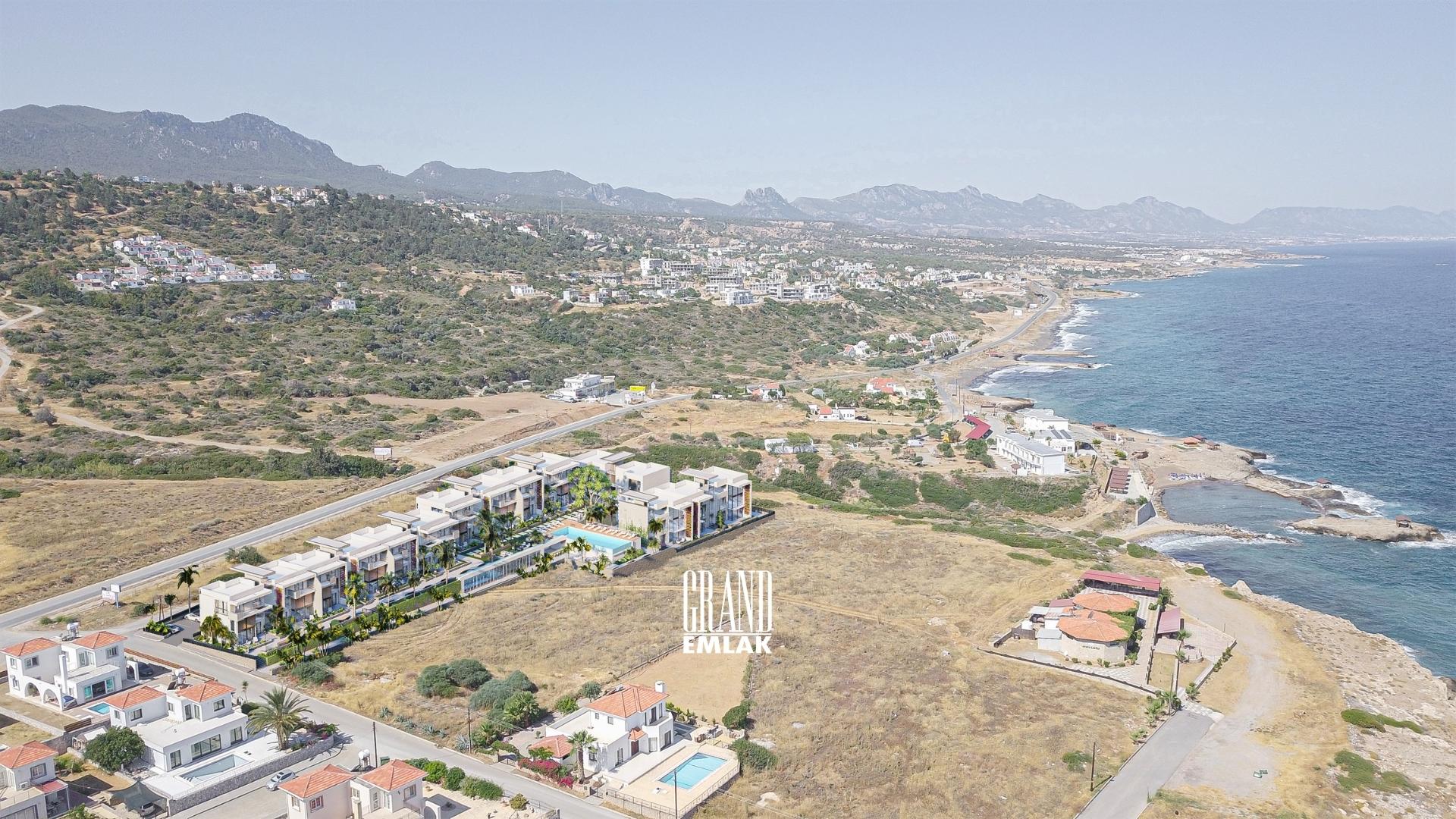 TRNC, Esentepe – 1+1 Apartment for Sale with a Terrace or Garden by Aqua Blue Project — Esentepe, Çatalköy-Esentepe, Girne