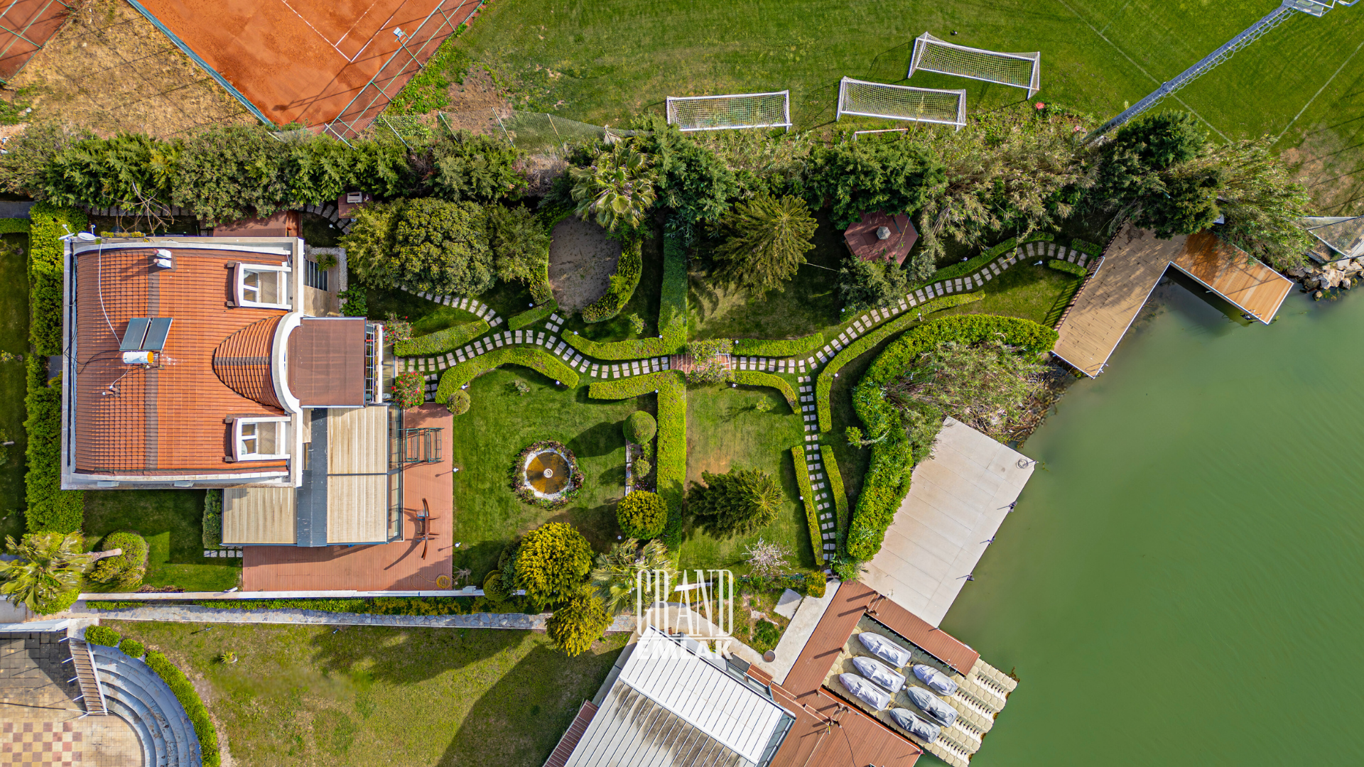 5+1 Villa for Sale in Sea Pearl Golf Villas, a Luxury Complex Close to the Sea and Riverside in Belek — Belek, Serik, Antalya