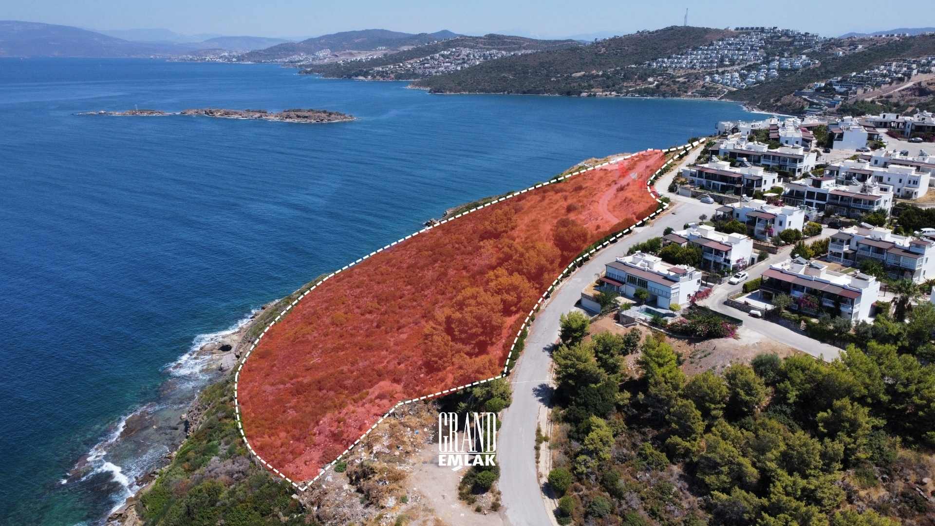 Beachfront, Hotel and Villa Project Ready, 14 Acre Land for Sale in Muğla, Milas, Boğaziçi, — Boğaziçi, Milas, Muğla
