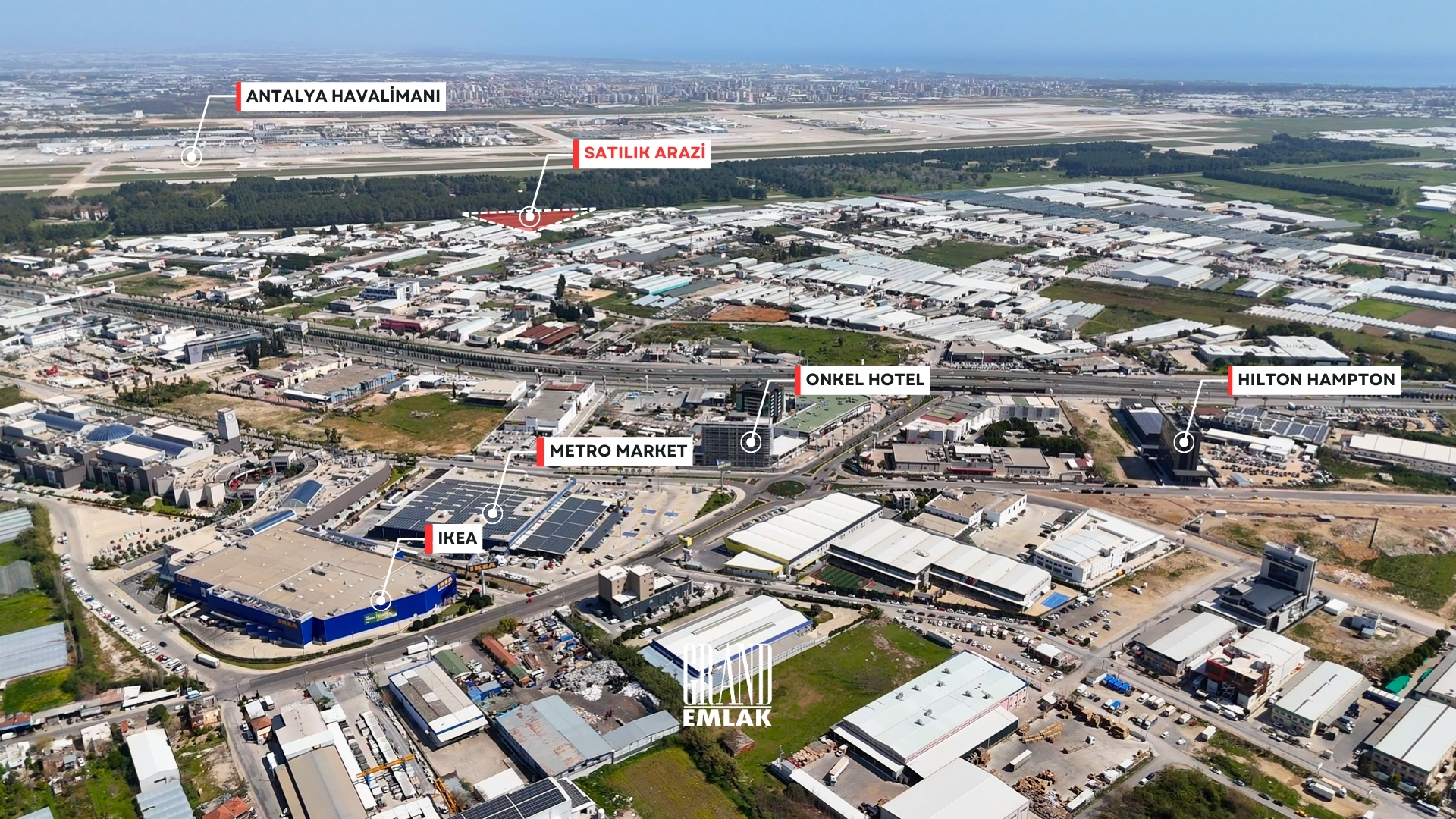 Land For Sale In Yenigöl, Suitable For Warehouse And Entrepot Construction — Lara, Muratpaşa, Antalya