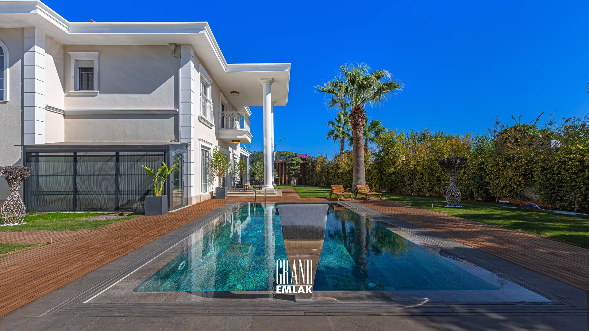 5+1 Ultra-Luxury B-Type Villa with Winter Garden For Rent in Lara Hill Complex, Kemerağzı, Antalya — Kemerağzı, Aksu, Antalya