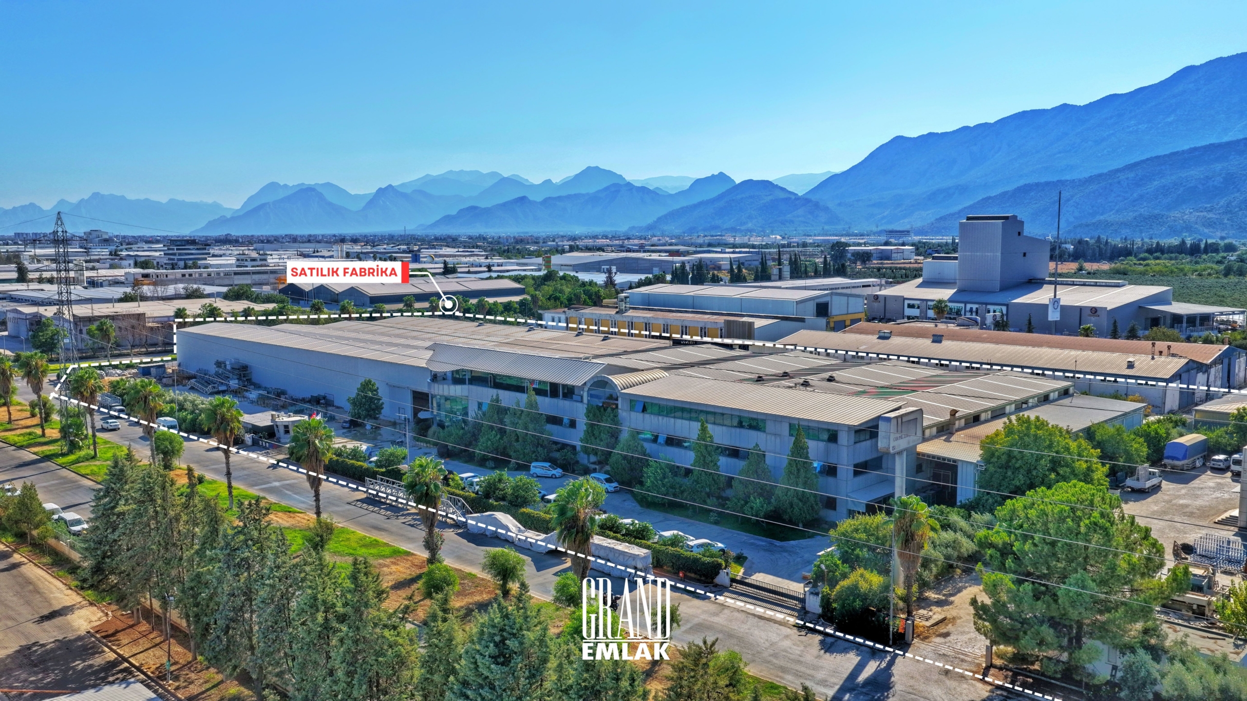 20 Acres Fabrik zum Verkauf in der Organisierten Industriezone von Antalya — Döşemealtı, Antalya