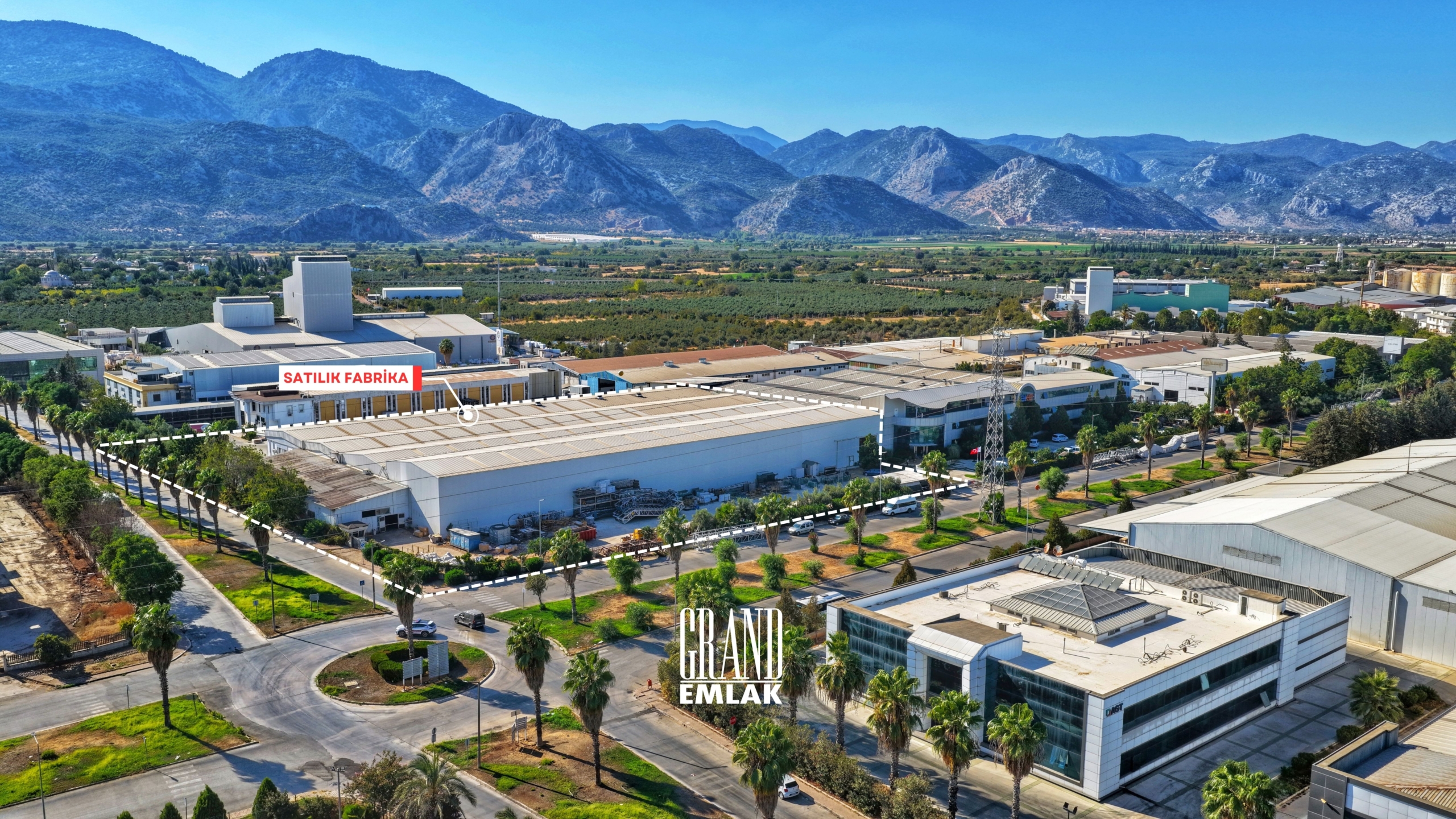 10.000 m² Fabrikgelände zum Verkauf in der Organisierten Industriezone Antalya — Döşemealtı, Antalya