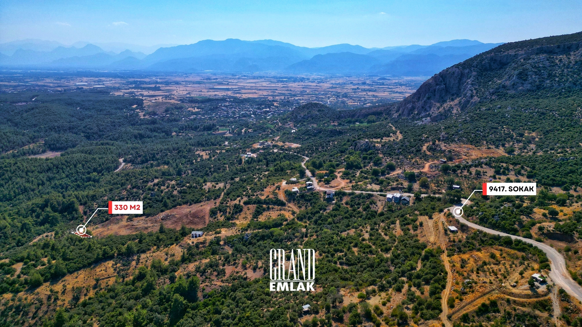 Land for Sale Suitable for Villa Construction in Ekşili, Döşemealtı, Antalya, 330 m² — Ekşili, Döşemealtı, Antalya