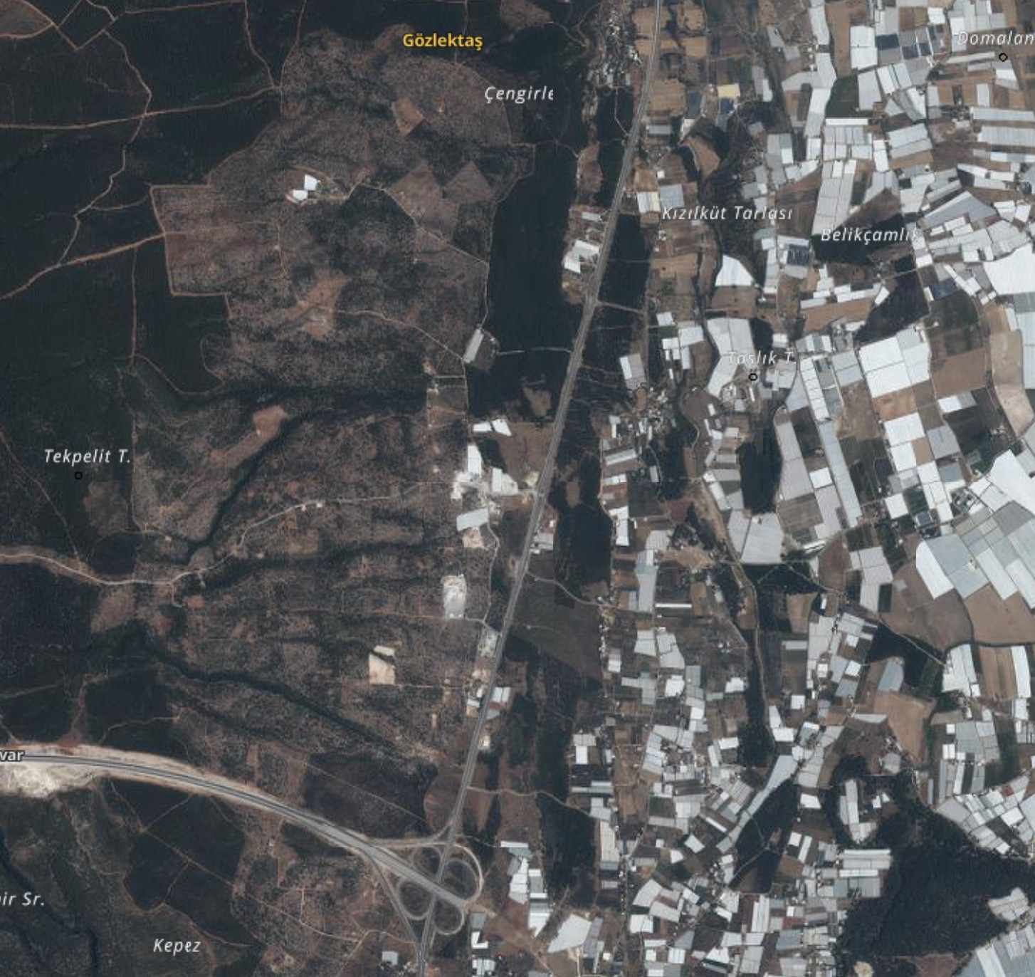 Villa Plot for Sale with Residential Zoning in Aksu Topallı — Topallı, Aksu, Antalya