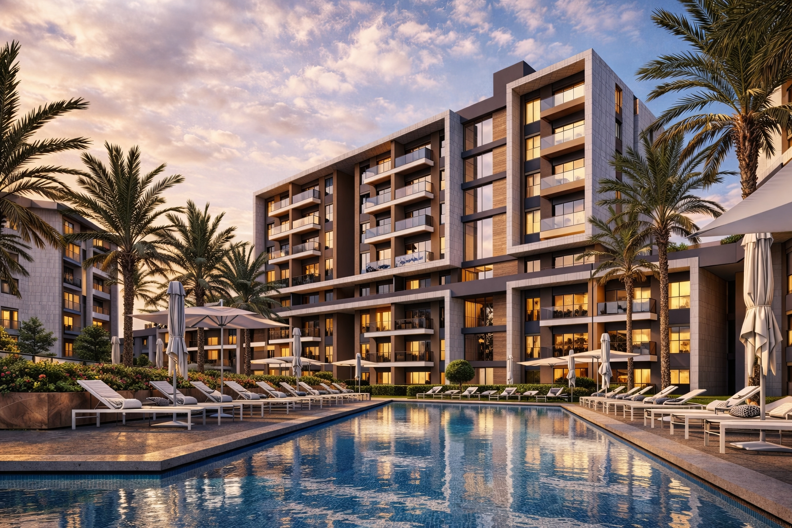 Rengi Antalya Bluelife Projesinde Satılık 2+1 Daire — Kemerağzı, Aksu, Antalya