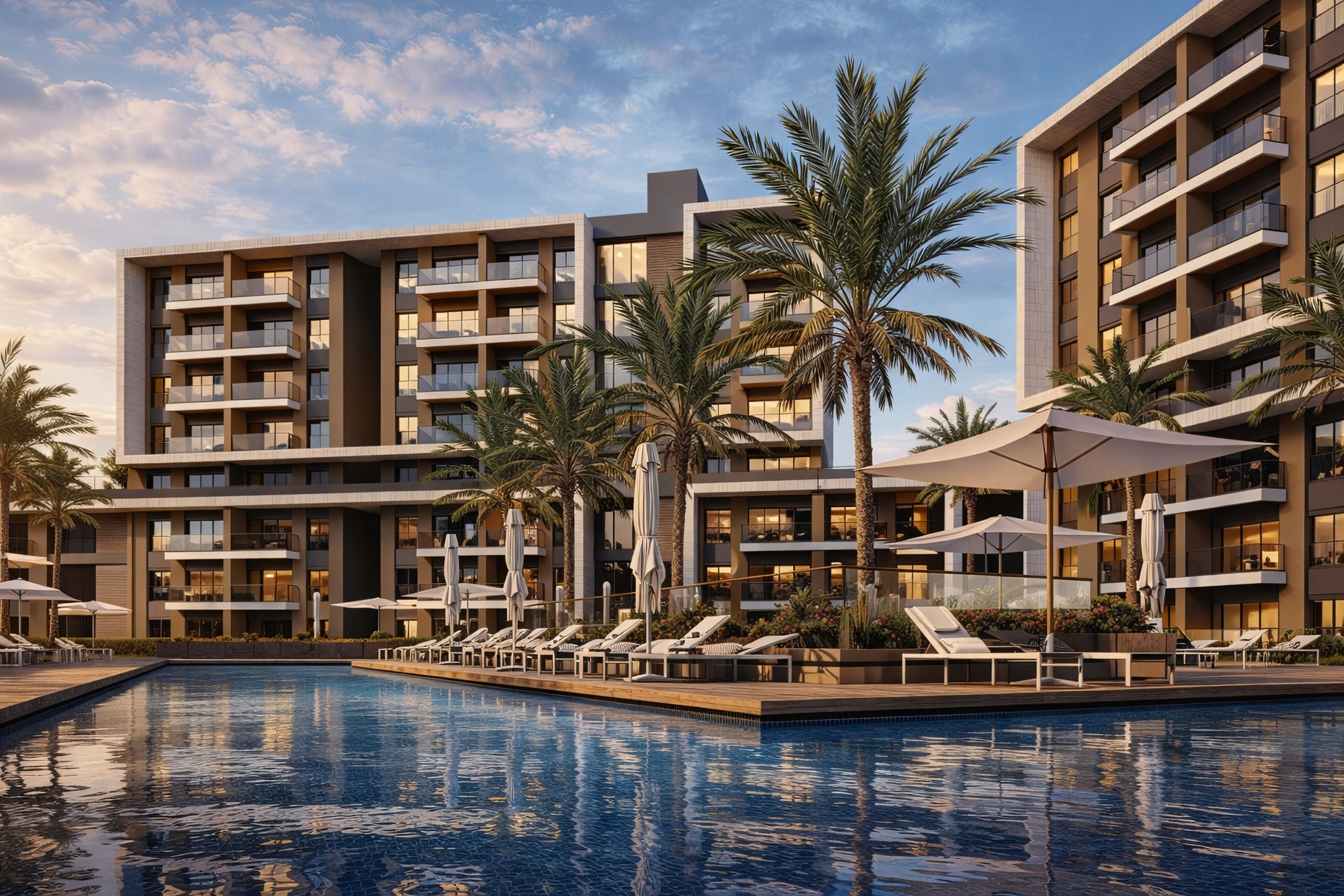 Rengi Antalya Bluelife Satılık 1+1 Daire — Kemerağzı, Aksu, Antalya