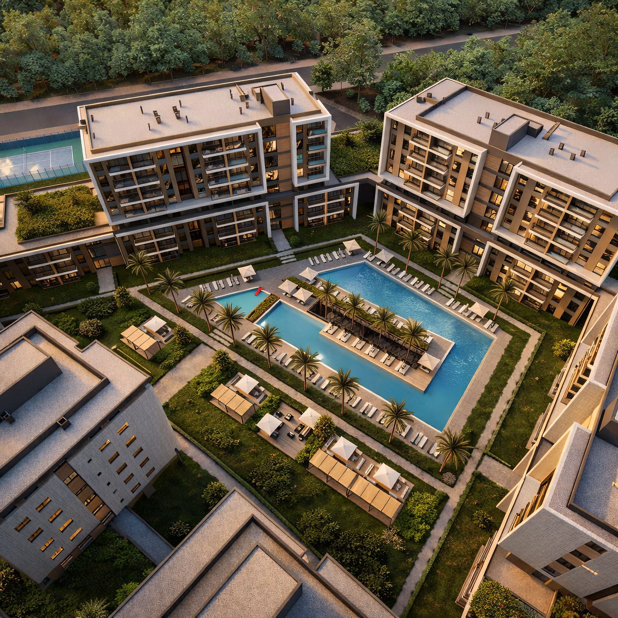 3+1 Apartment for Sale in Rengi Antalya Bluelife Project — Kundu, Aksu, Antalya