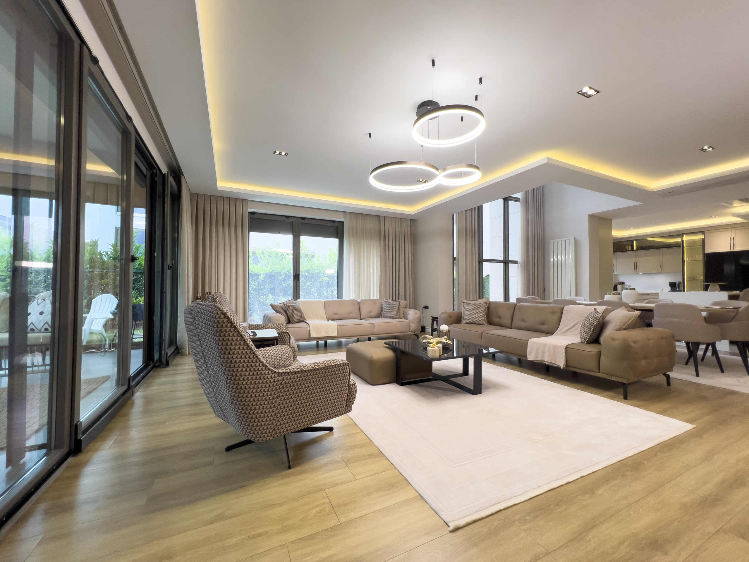 Lyxig 4+1-villa till salu i det inhägnade bostadsområdet Qualista Villaları — Altıntaş, Aksu, Antalya
