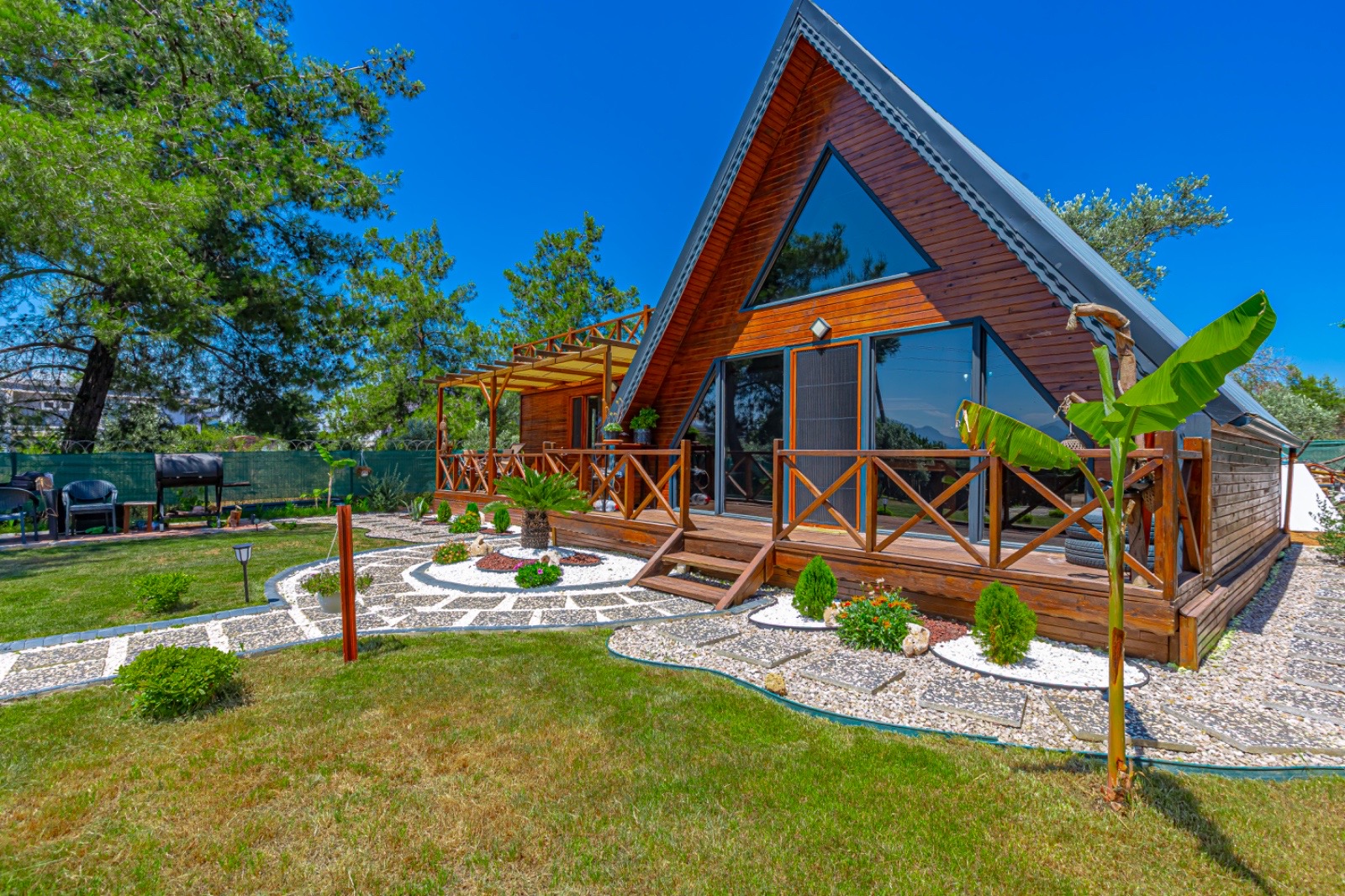 Custom Handcrafted Bungalow for Sale on a Spacious Plot Share — Odabaşı, Kepez, Antalya