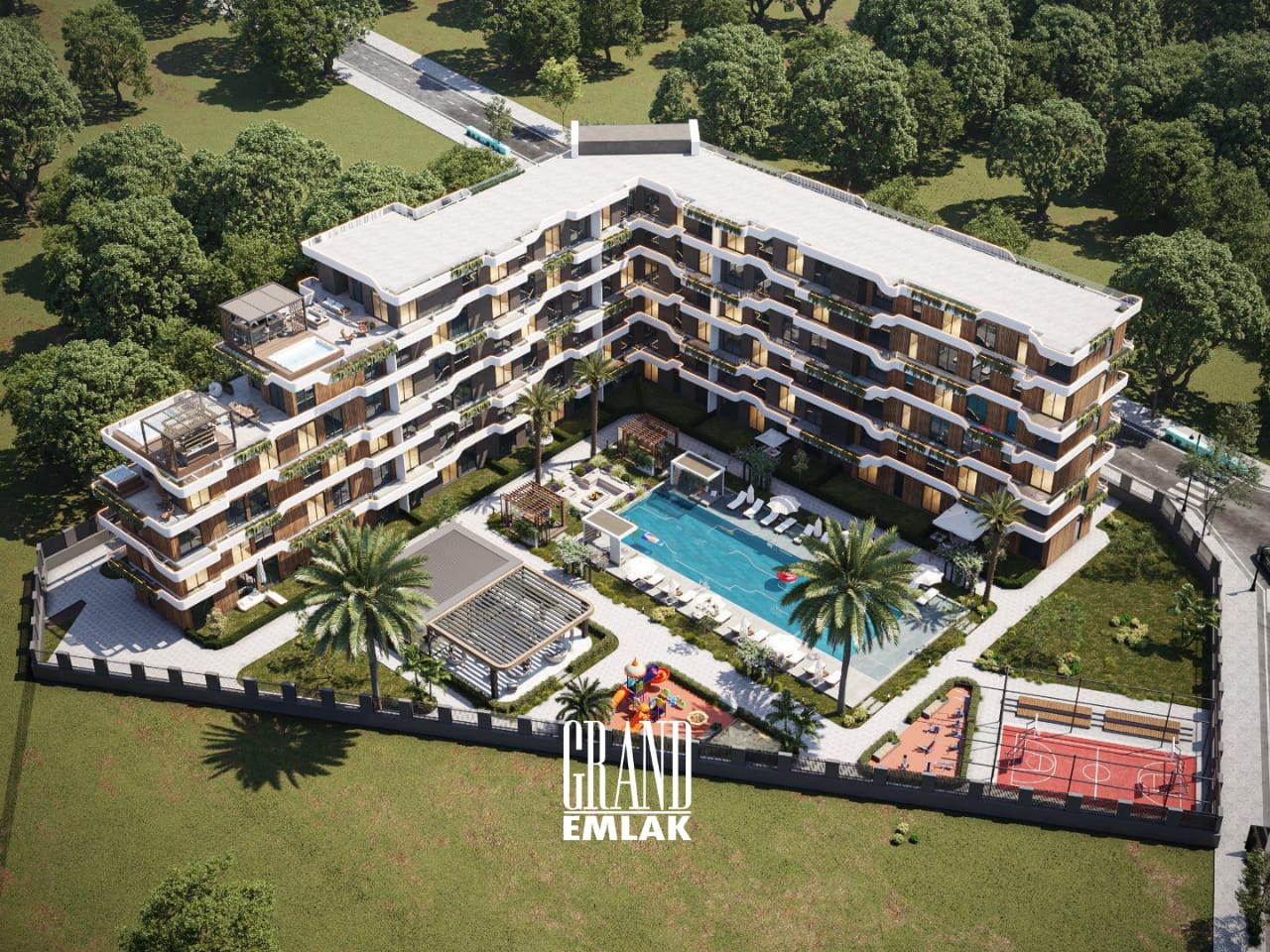 Antalya Altıntaş Diamond Sitesi’nde Sosyal Donatılı, Akıllı Ev Sistemli Satılık 1+1 Daire — Altıntaş, Aksu, Antalya