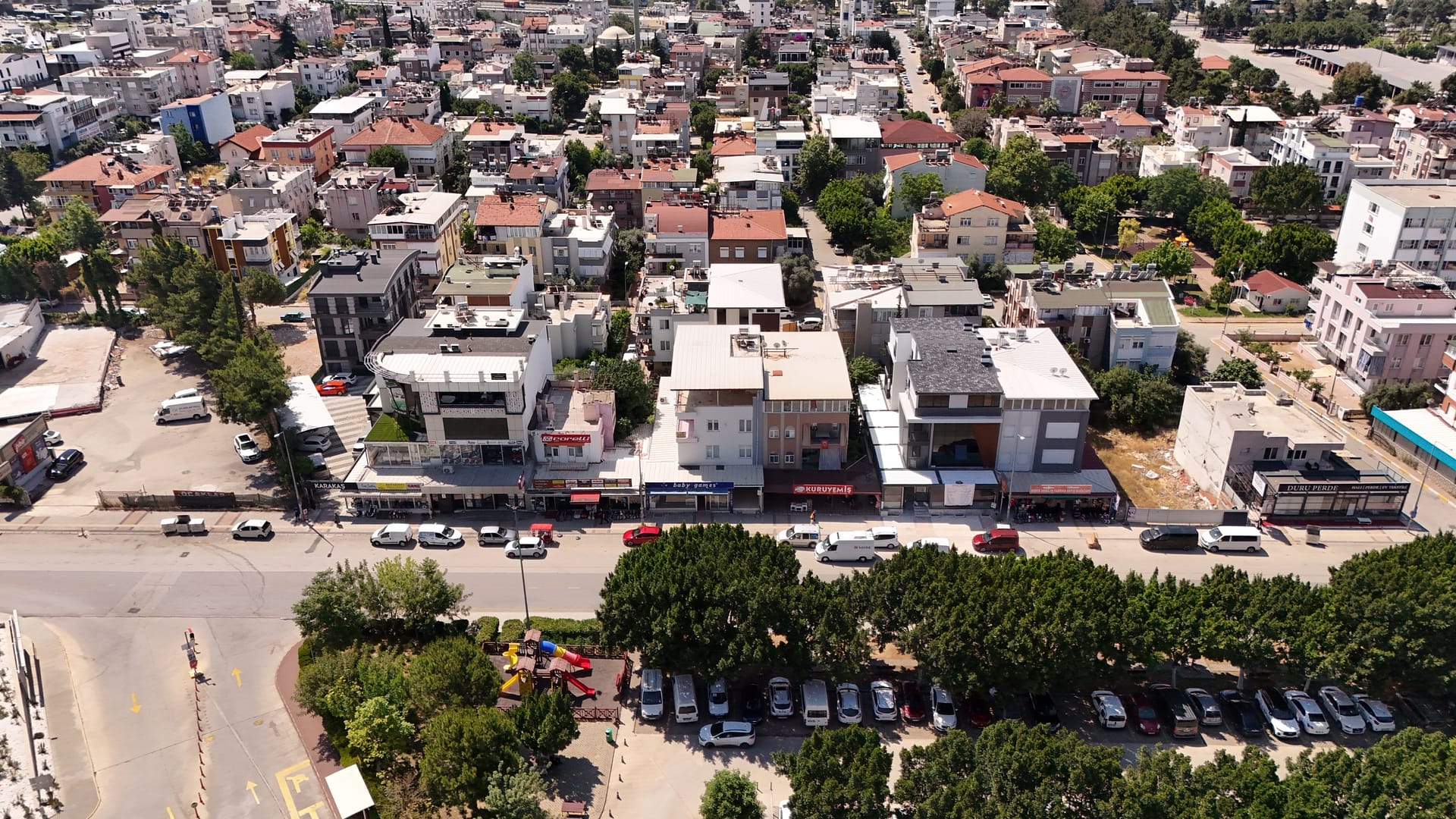 326 m² Land with 2-Storey Building for Sale on Fikri Erten Street, Near Özdilek Park — Kepez, Antalya