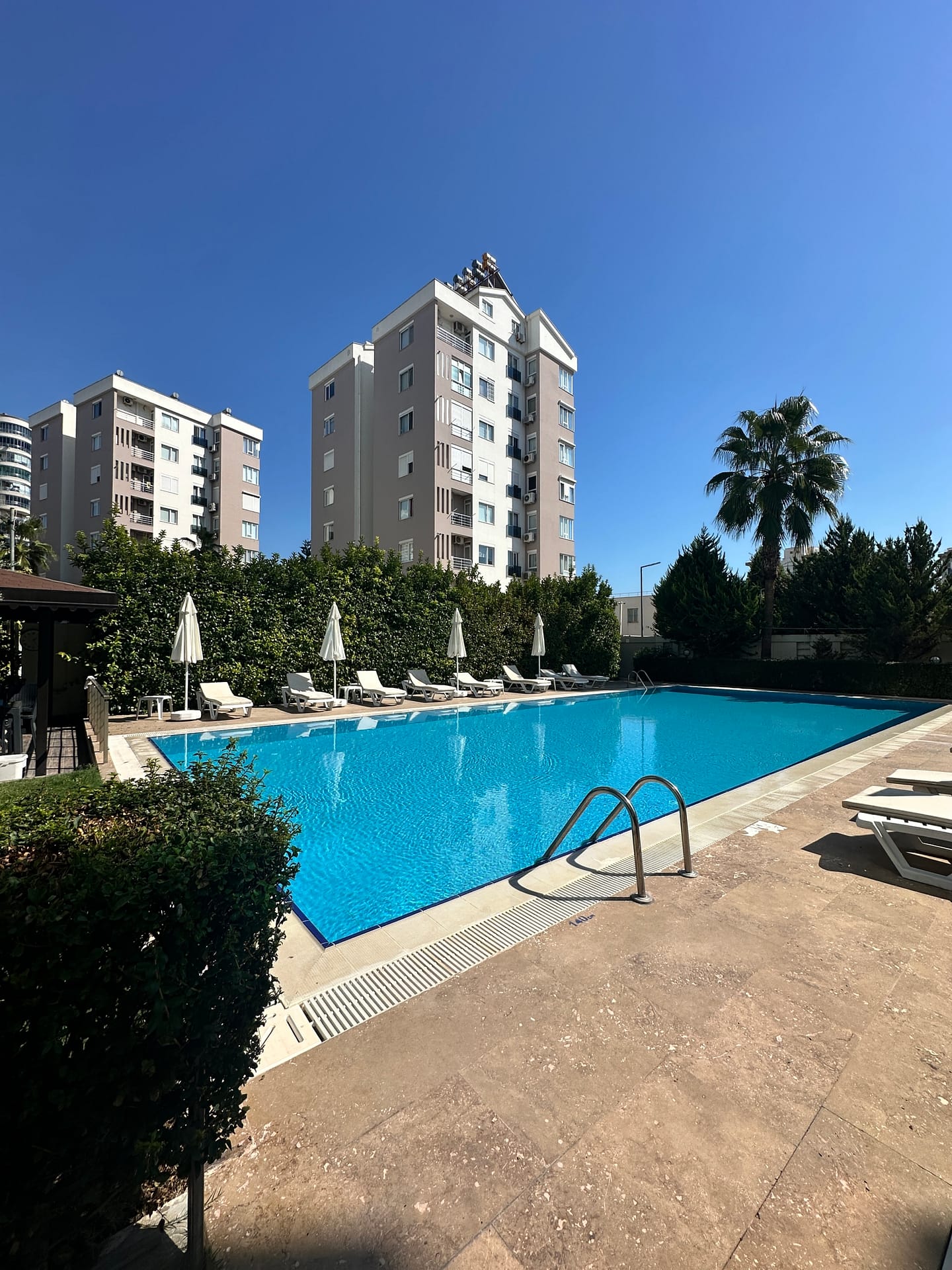 2+1-lägenhet uthyres i bostadsområde med pool i Antalya Çağlayan — Çağlayan, Muratpaşa, Antalya